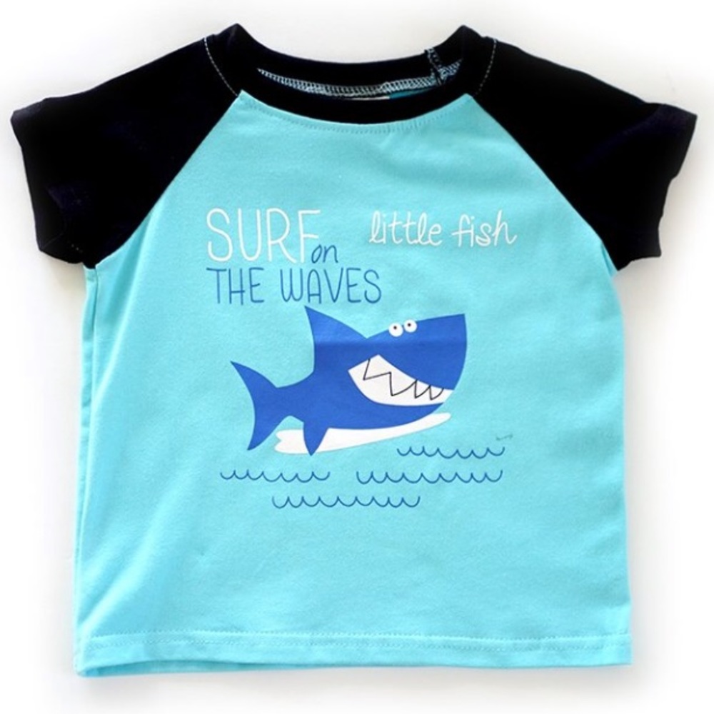 HoneydewUSA Crew Neck Shark Tee